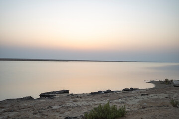 qatar zekreet beach, sand, landscape, desert, sunset