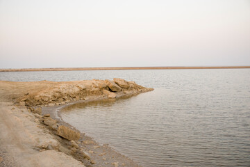 qatar zekreet beach, sand, landscape, desert, sunset