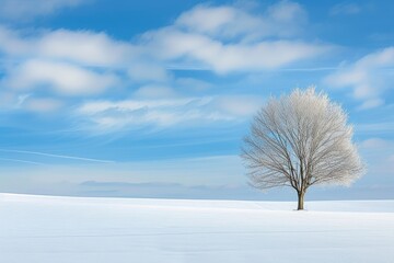 Solitude in Snow: Embracing Nature's Silent Beauty