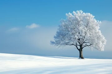 Snowy Solace: Embracing Tranquility Amidst Nature