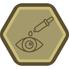 Medication Line Polygon Icon