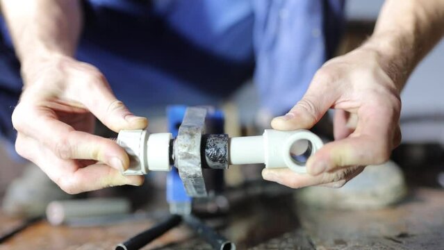 soldering polypropylene for water supply pipes	
