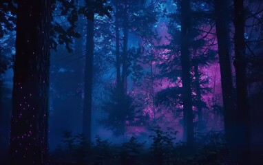 Enchanted Forest at Twilight