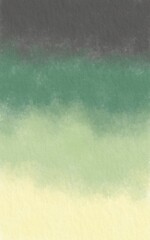Abstract green pastel watercolor stains background on watercolor paper textured for design...