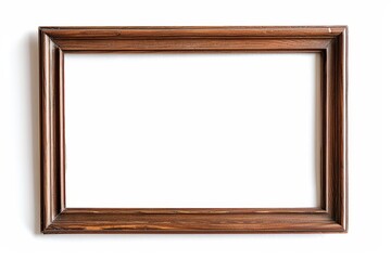simple classy picture frame on a white background