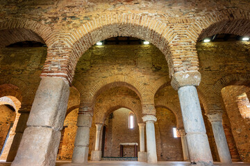 Almonaster la Real mosque, 9th century Islamic oratory, Almonaster la Real , Huelva, Andalusia,...