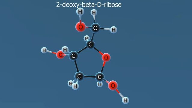  2-deoxy-beta-D-Ribose molecular formula