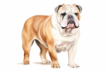 Obraz premium Bulldog, sturdy Bulldog