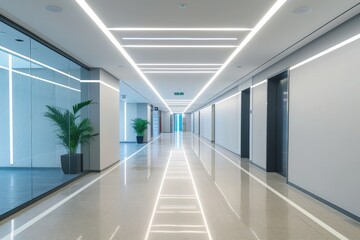 Fototapeta premium corridor in modern office