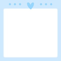 background blue paper note