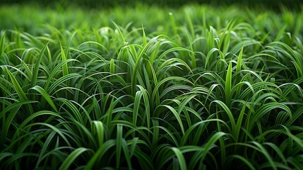 Fototapeta premium Texture background, Close-up of lush green grass with natural variations, suitable for nature-inspired backgrounds and outdoor-themed designs. Illustration image,