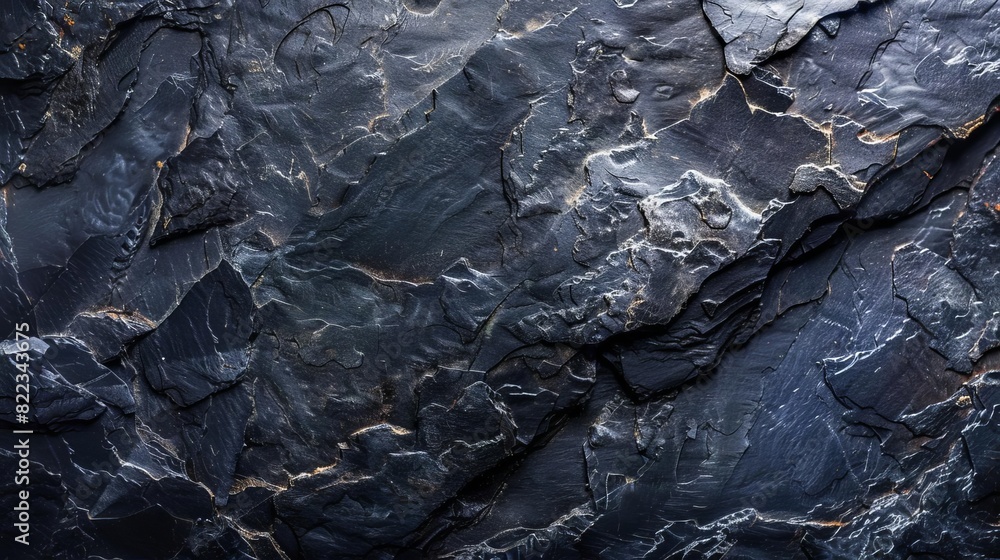 Poster dark slate texture with veins and rough surface abstract background