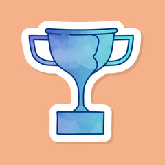 Trophy color sticker