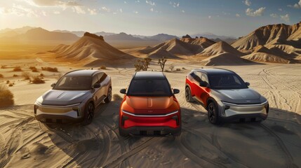 Document off-road adventures with electric SUVs, showcasing their versatility and capability in...