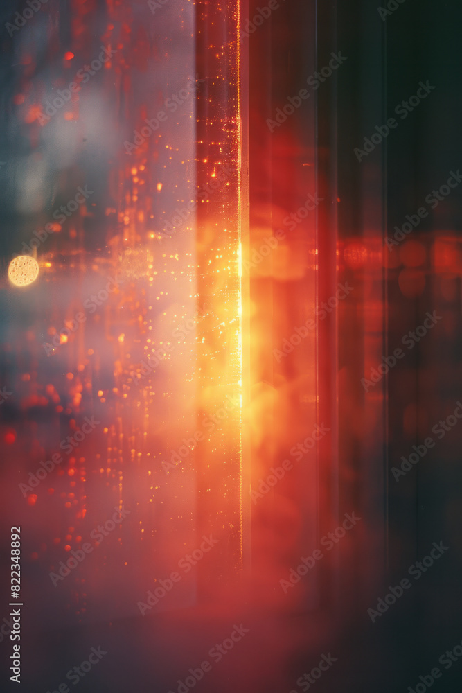 Aufkleber abstract image of the number 11 as two parallel lines, one bright and one dark, symbolizing spiritua