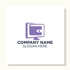 smart wallet logo design concept, payment logo design inspiration, technology and business logo