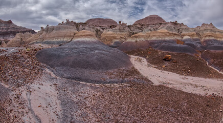 Hoodoo Cliffs on the north side of Blue Mesa AZ