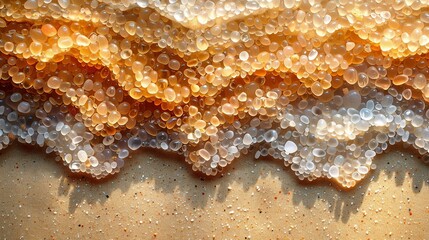 Fototapeta premium Background illustration, High-resolution image of fine sand grains with natural variations and subtle shadows, perfect for creating serene and earthy design backgrounds. Illustration image,