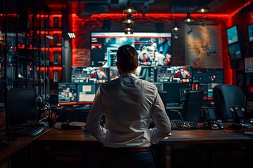 CSO Overseeing Security Personnel and Coordinating with Law Enforcement