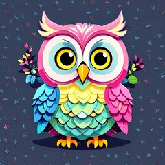 Fototapeta premium owl on a branch