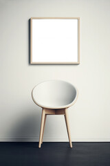 minimalistic interior, Scandinavian style, poster, background, blank, copy