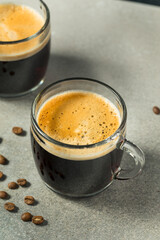 Warm Hot Americano Coffee