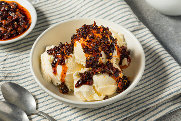 Cold Spicy Chili Crisp Ice Cream