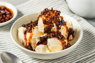 Cold Spicy Chili Crisp Ice Cream