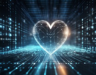 Virtual Love digital hologram holographic 3d projection