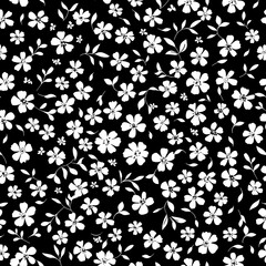 Obraz premium black and white seamless pattern ai generative 