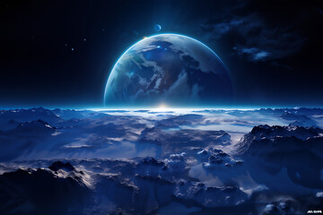 earth in space generative ai