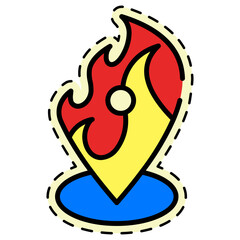 Fire Point Sticker