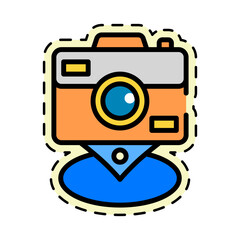 Camera Point Sticker