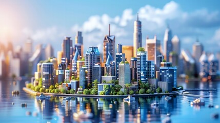 Obraz premium Smart City