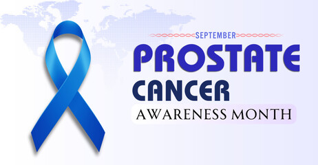 Together We Fight: Prostate Cancer Awareness. September is prostate cancer awareness month. Campaign or celebration banner design