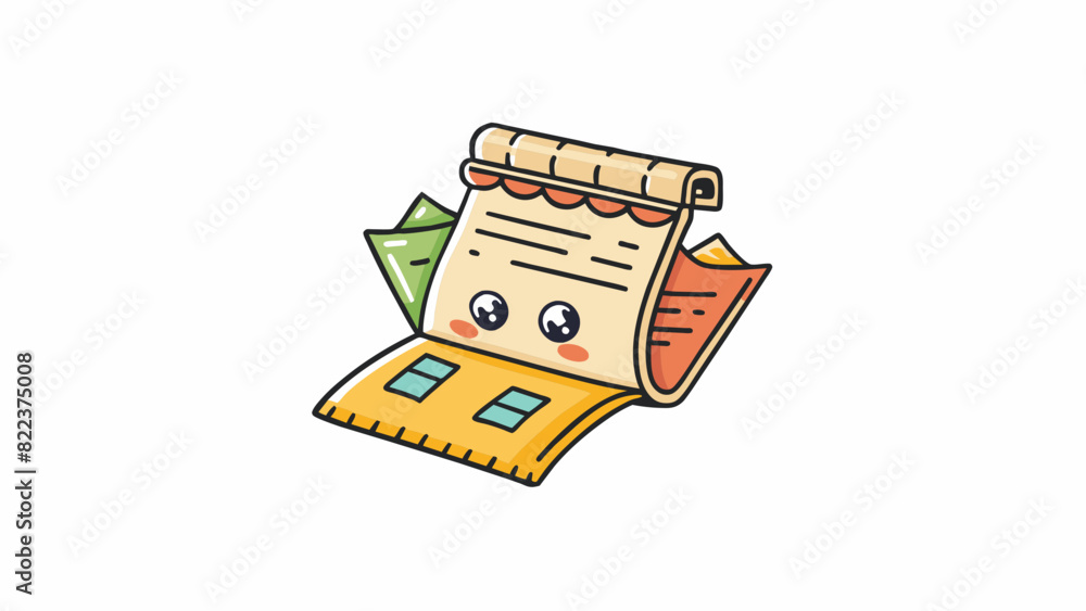 Aufkleber a cled receipt its thin paper creased and folded into a small square. the ink is fading and the numb
