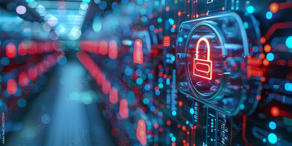 Poster data and information protection protocol. secure connection. generative ai.