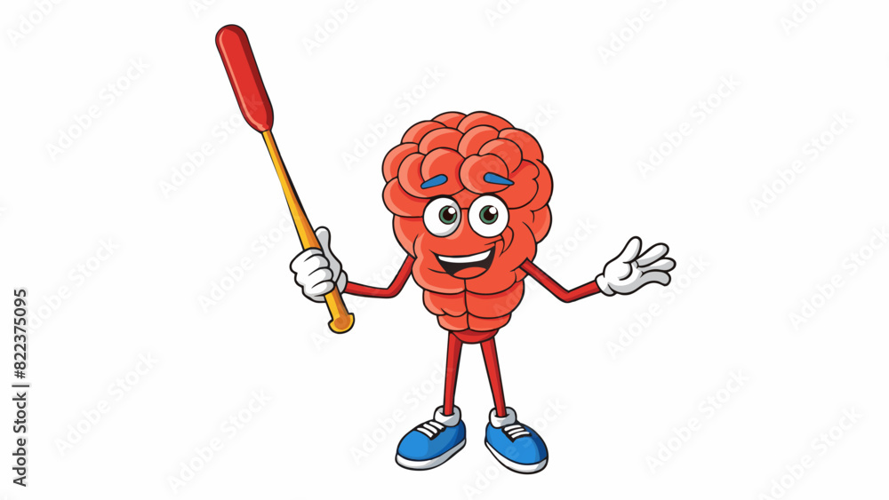Poster a conductors baton the brain could be seen as a conductors baton directing and coordinating the vari