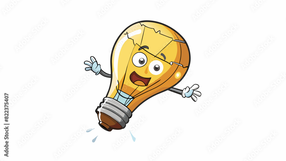 Poster a flickering light bulb the light bulb in the room keeps flickering and occasionally goes completely