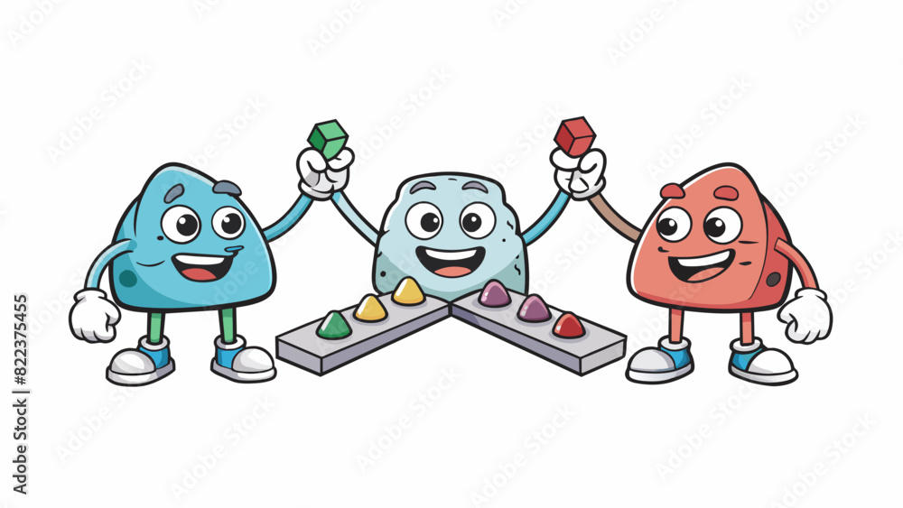 Poster A game of rock paper scissors Each player chooses one of three options rock paper or scissors to try and beat their opponents choice. There is a 33.3%. Cartoon Vector