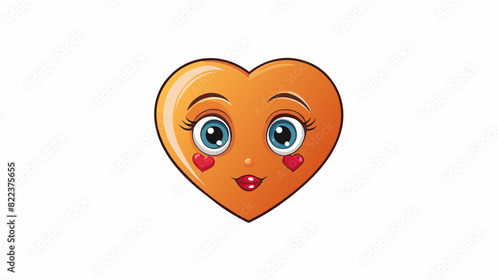 Poster a heartshaped face with a wide forehead high cheekbones and a pointed chin. the eyes are large and w