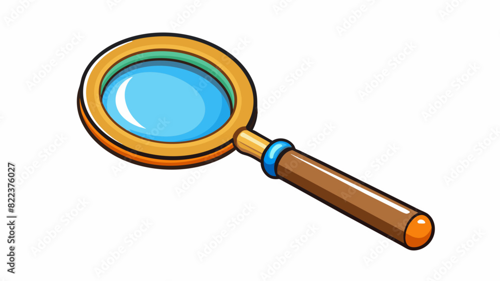 Poster a magnifying glass embodies reason as it allows us to see things more clearly and in greater detail 