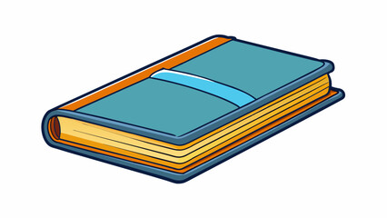 A new notebook its pages untouched and pristine holding endless possibilities and potential.. Cartoon Vector