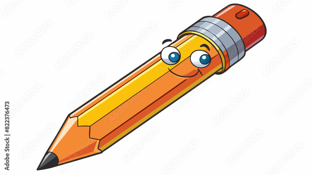 Aufkleber a pencil with a shard lead ideal for filling in small details and writing in small spaces.. cartoon 