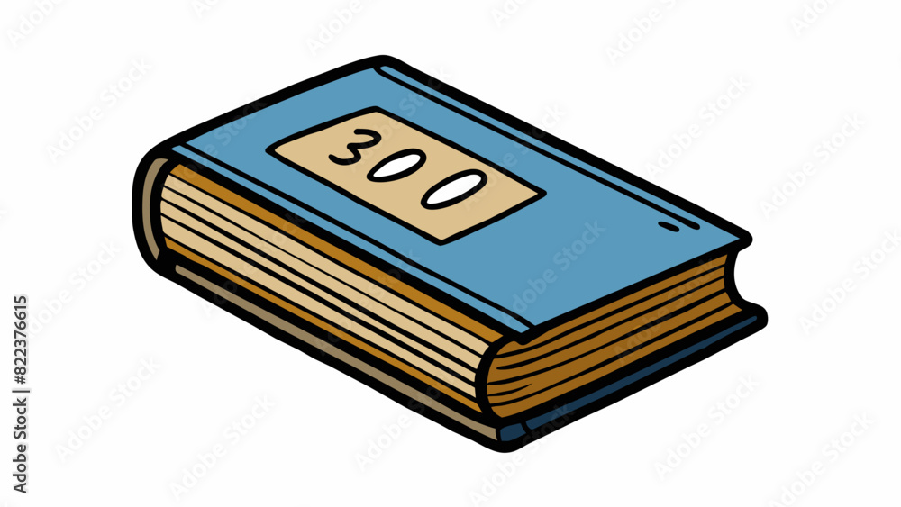 Poster a regular sized paperback book with approximately 300 pages printed with black ink on white paper. i