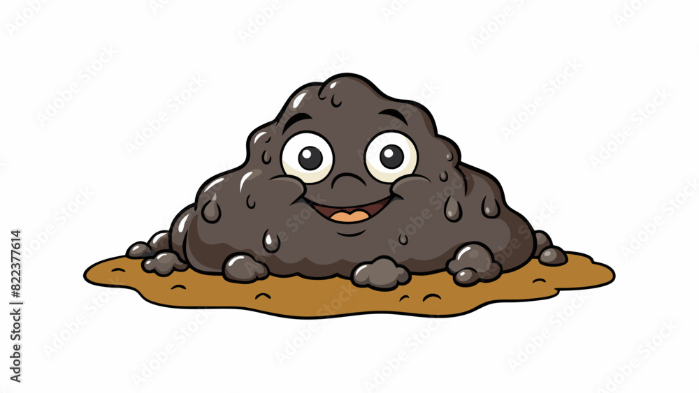Poster A thick dark substance that oozes from beneath the soil and stains everything it touches. It is the main source of fuel for cars and other forms of. Cartoon Vector