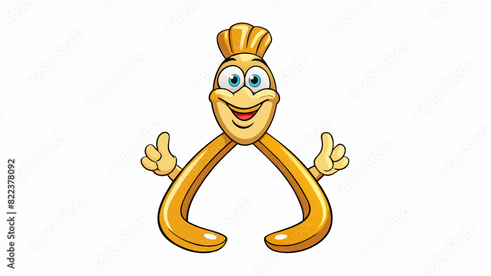 Poster a wishbone typically from a turkey or chicken is a symbol of good luck and is often used in a tradit