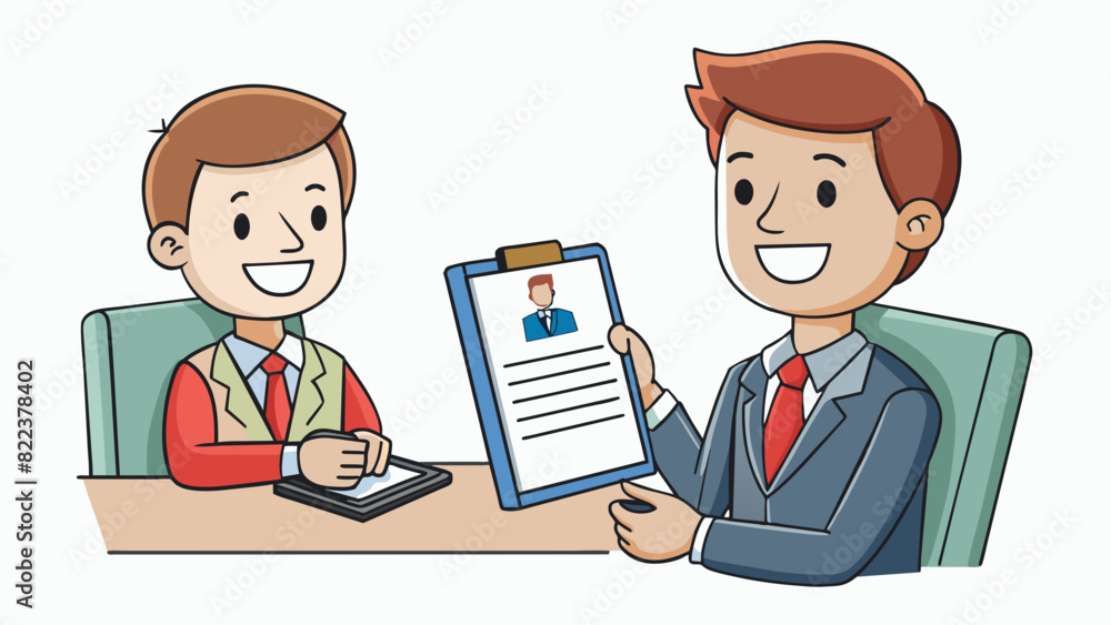 Poster Informal phone interview The interview takes place over the phone with the interviewer and interviewee in their respective locations. The background. Cartoon Vector