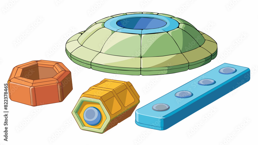 Poster Light and weightless A lightweight material that can be molded into different shapes and used for anything from drinking glasses to window panes.. Cartoon Vector