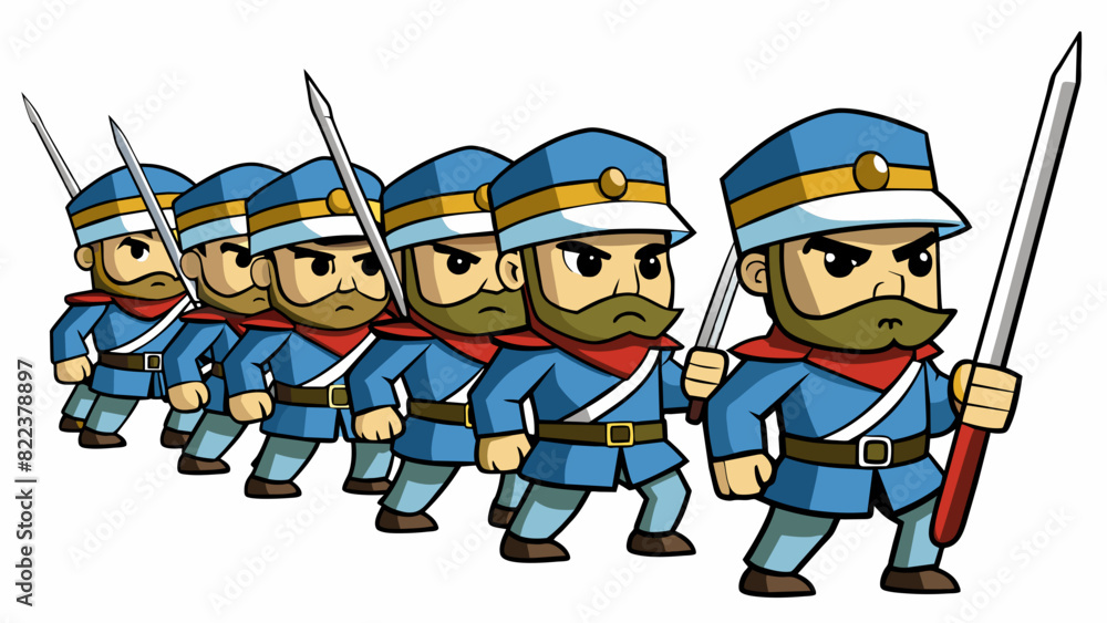 Aufkleber the cold sharp edges of the bayonets glinted in the dim light of the trench as soldiers marched forw